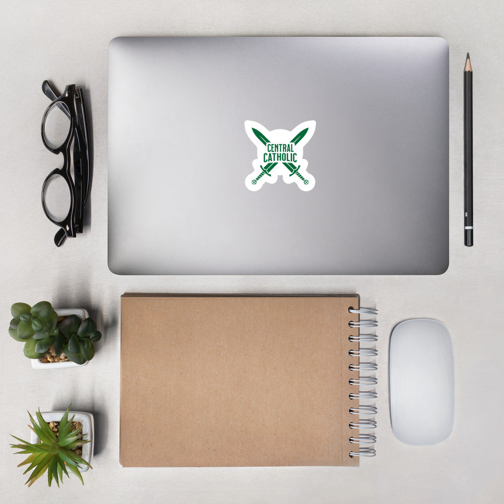 Central Catholic Crusaders Bubble-free stickers