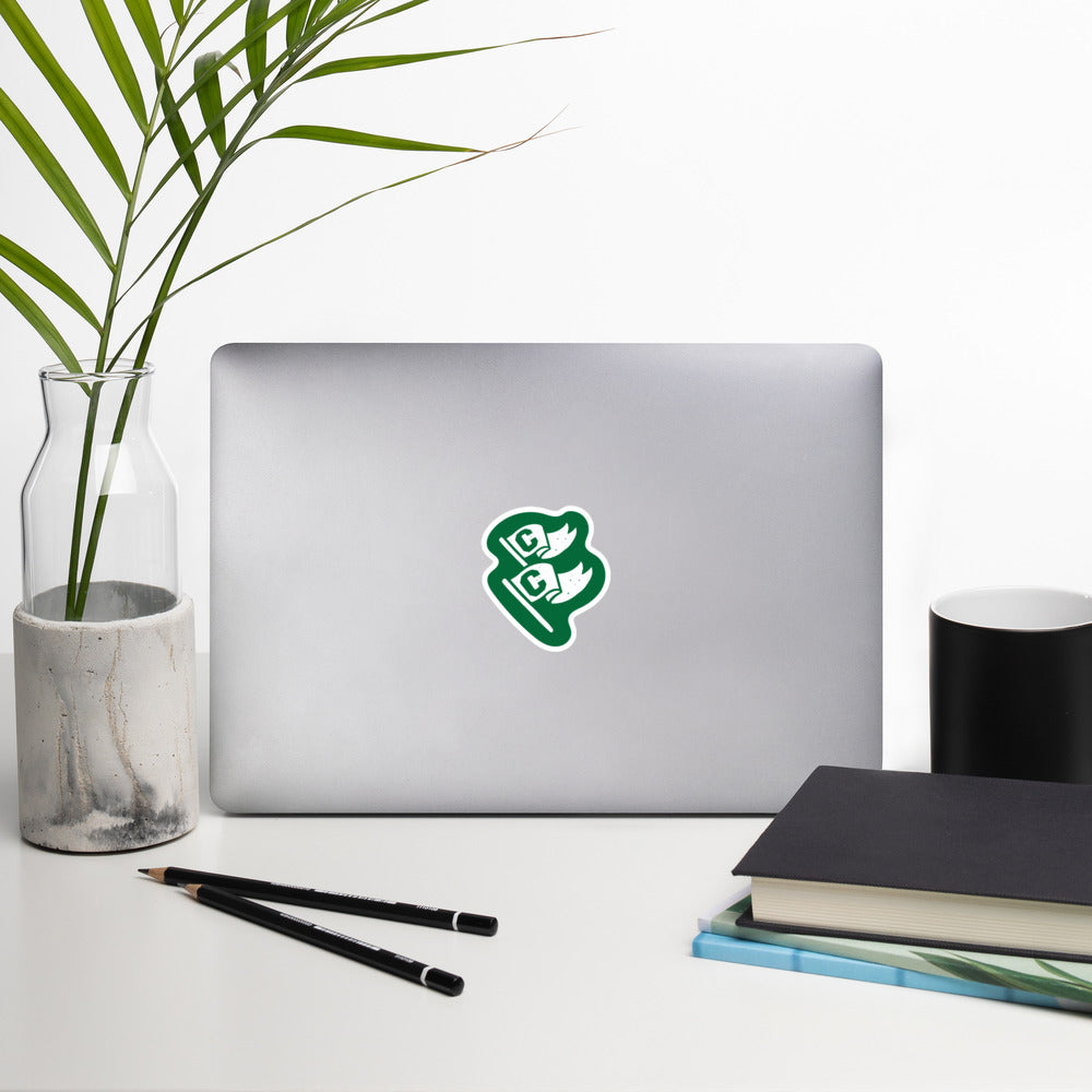 Central Catholic Crusaders Bubble-free stickers
