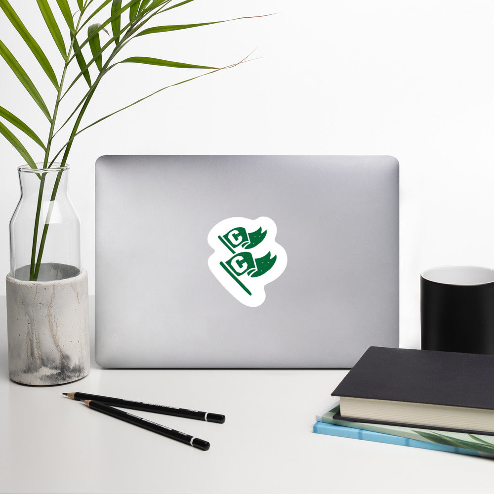 Central Catholic Crusaders Bubble-free stickers