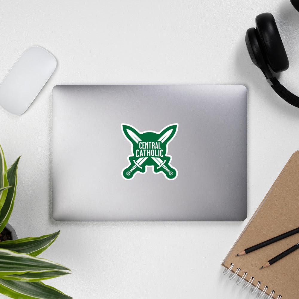 Central Catholic Crusaders Bubble-free stickers