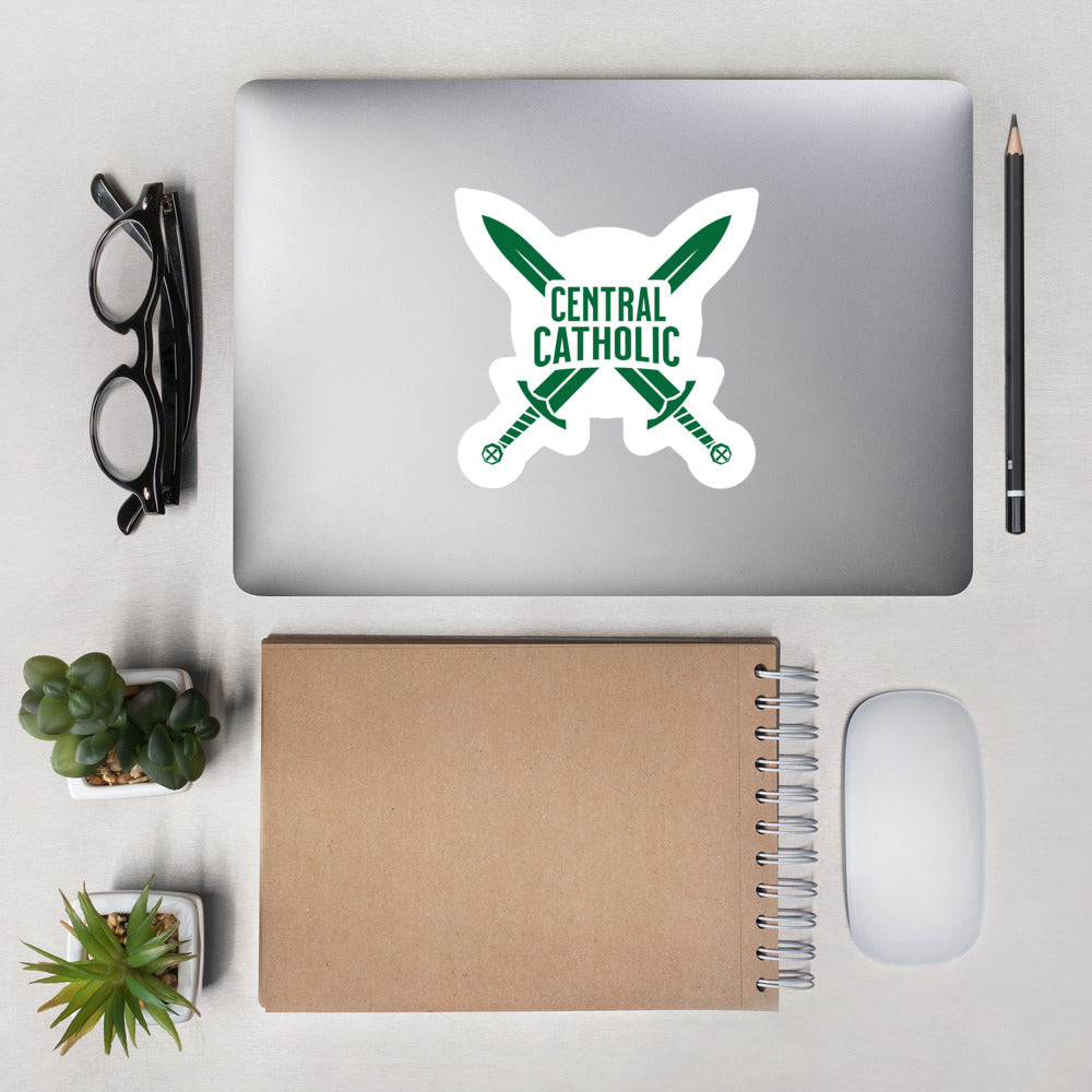 Central Catholic Crusaders Bubble-free stickers