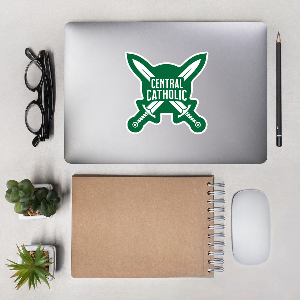 Central Catholic Crusaders Bubble-free stickers