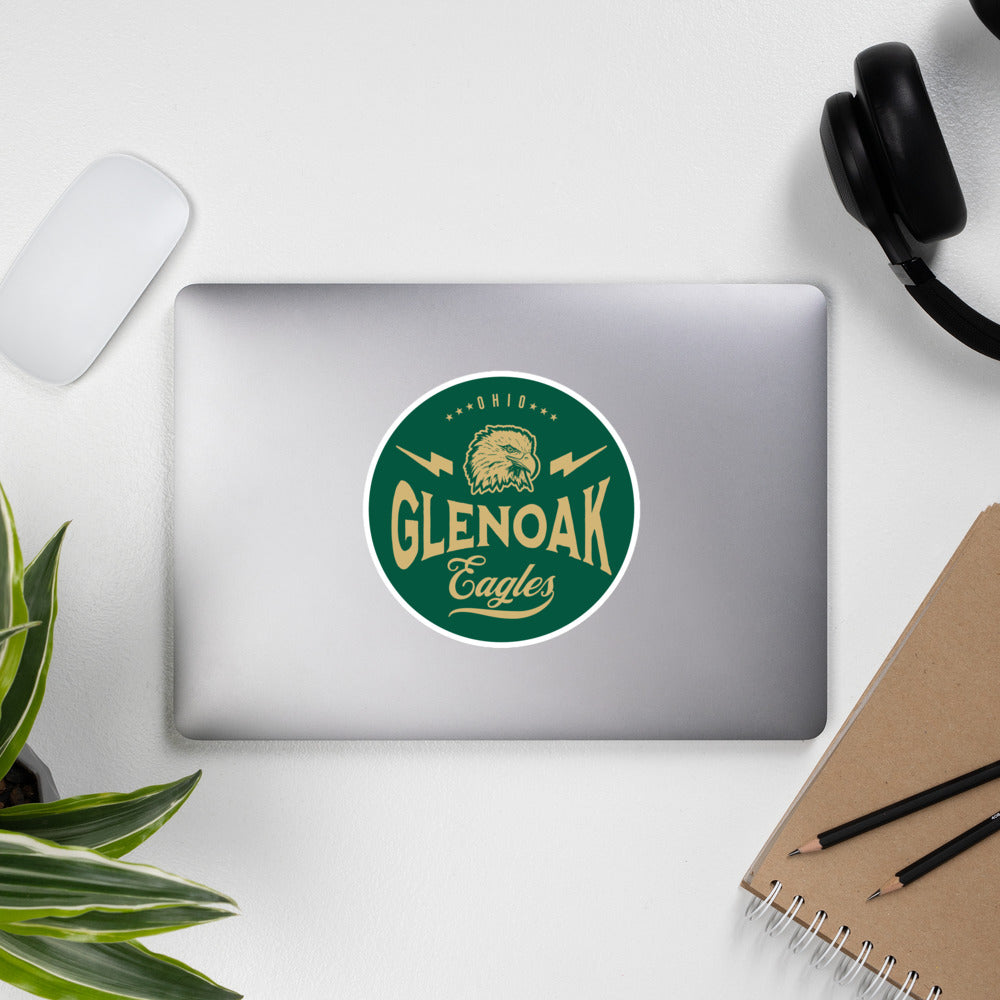 GlenOak Eagles Vintage Design Bubble-free stickers