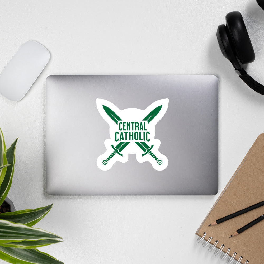 Central Catholic Crusaders Bubble-free stickers
