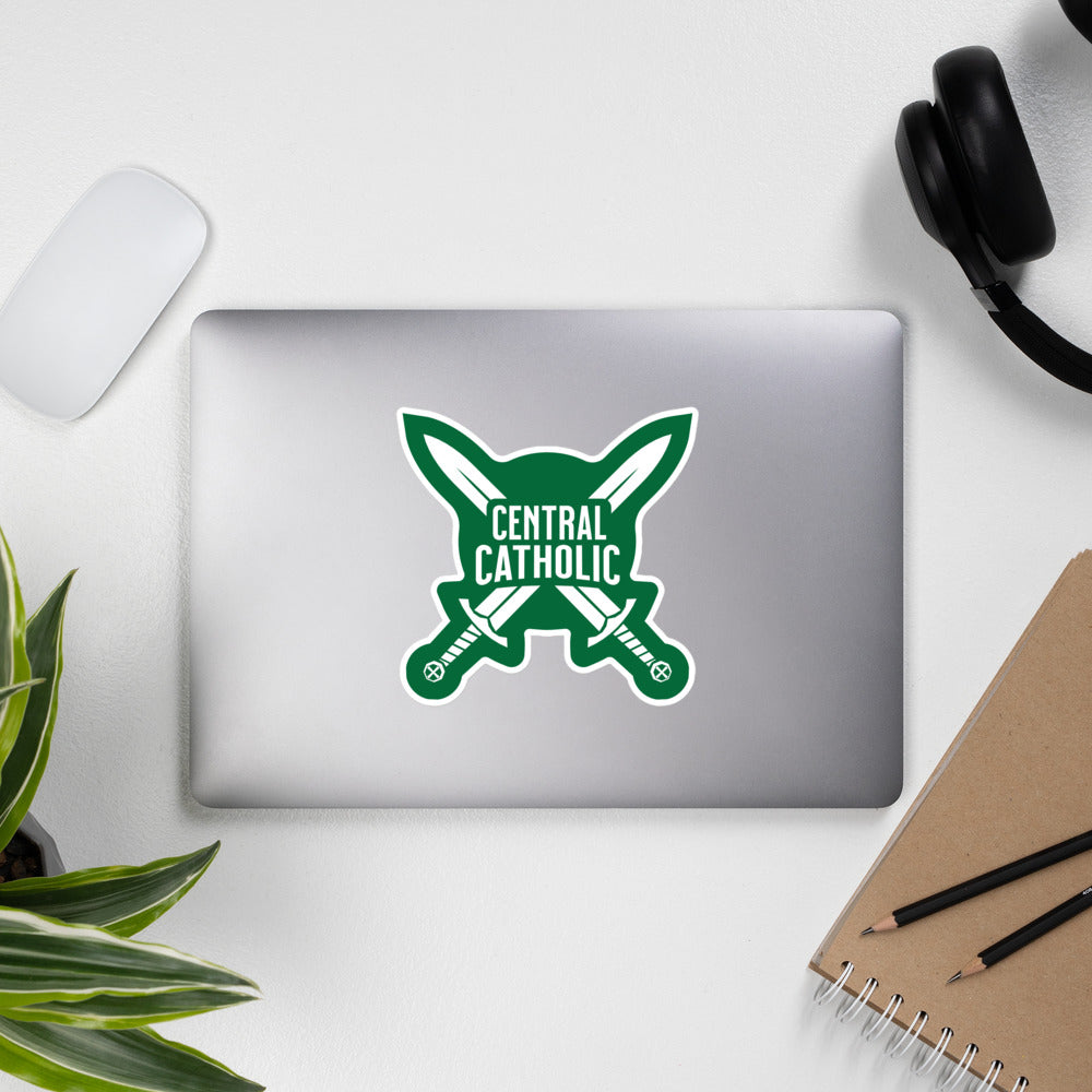 Central Catholic Crusaders Bubble-free stickers