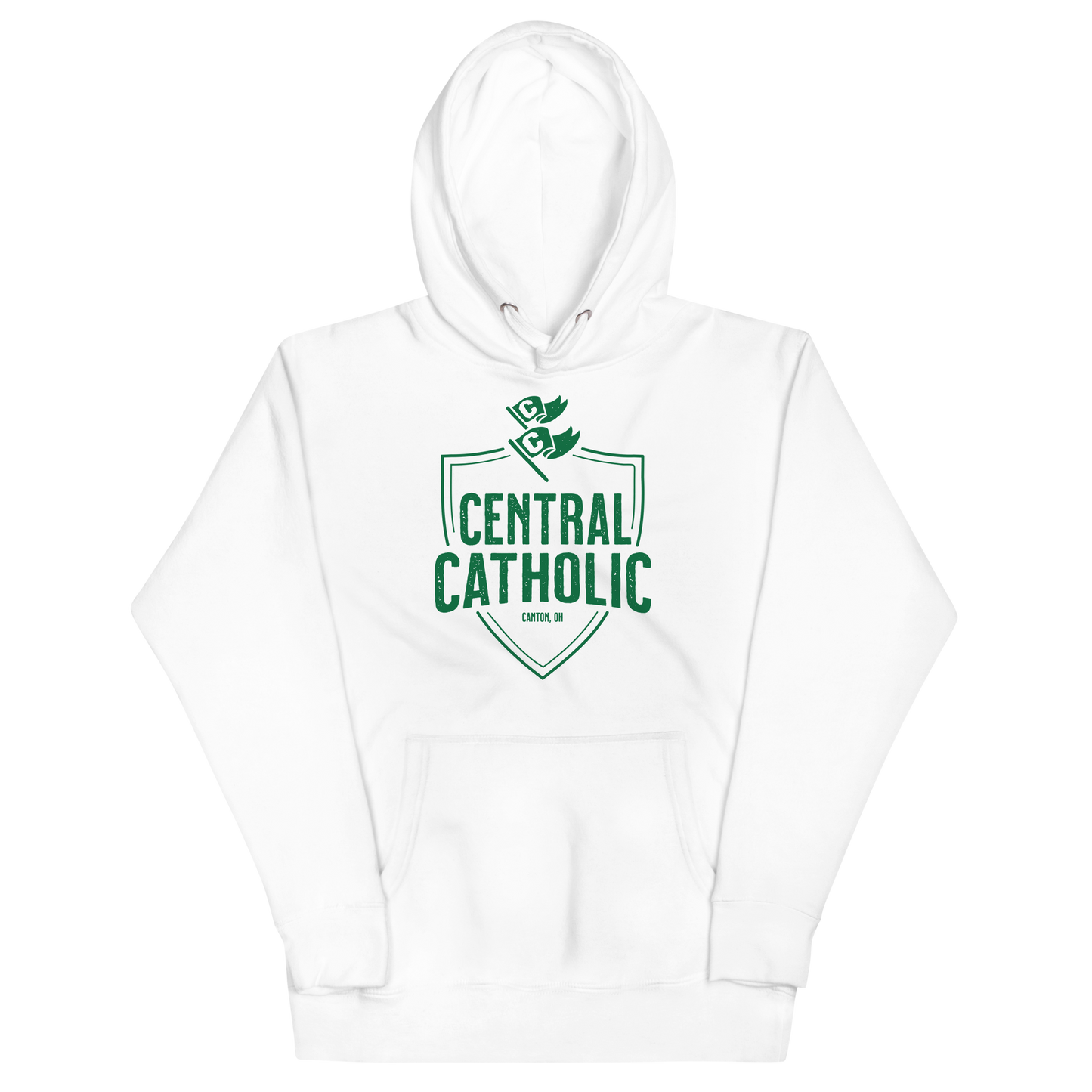 Central Catholic White Hoodie