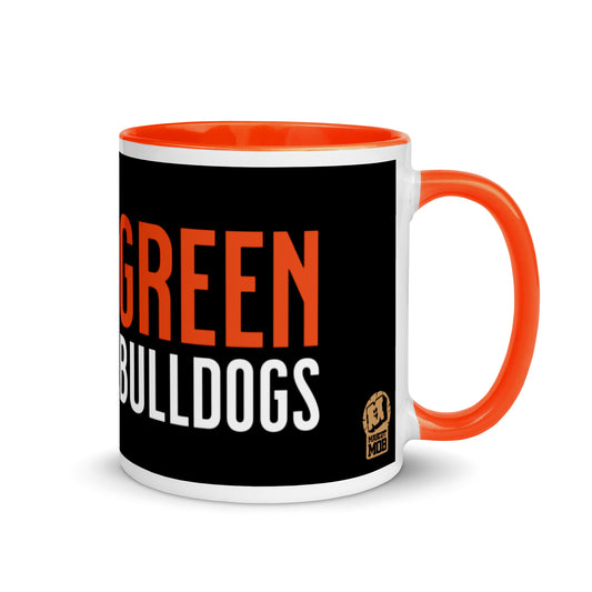 Green Bulldogs Coffee Mug