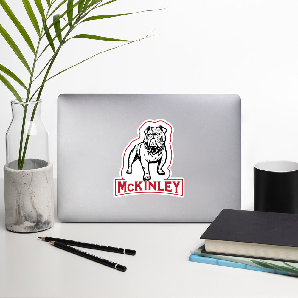 Canton McKinley Bulldogs Classic Dog Bubble-free stickers