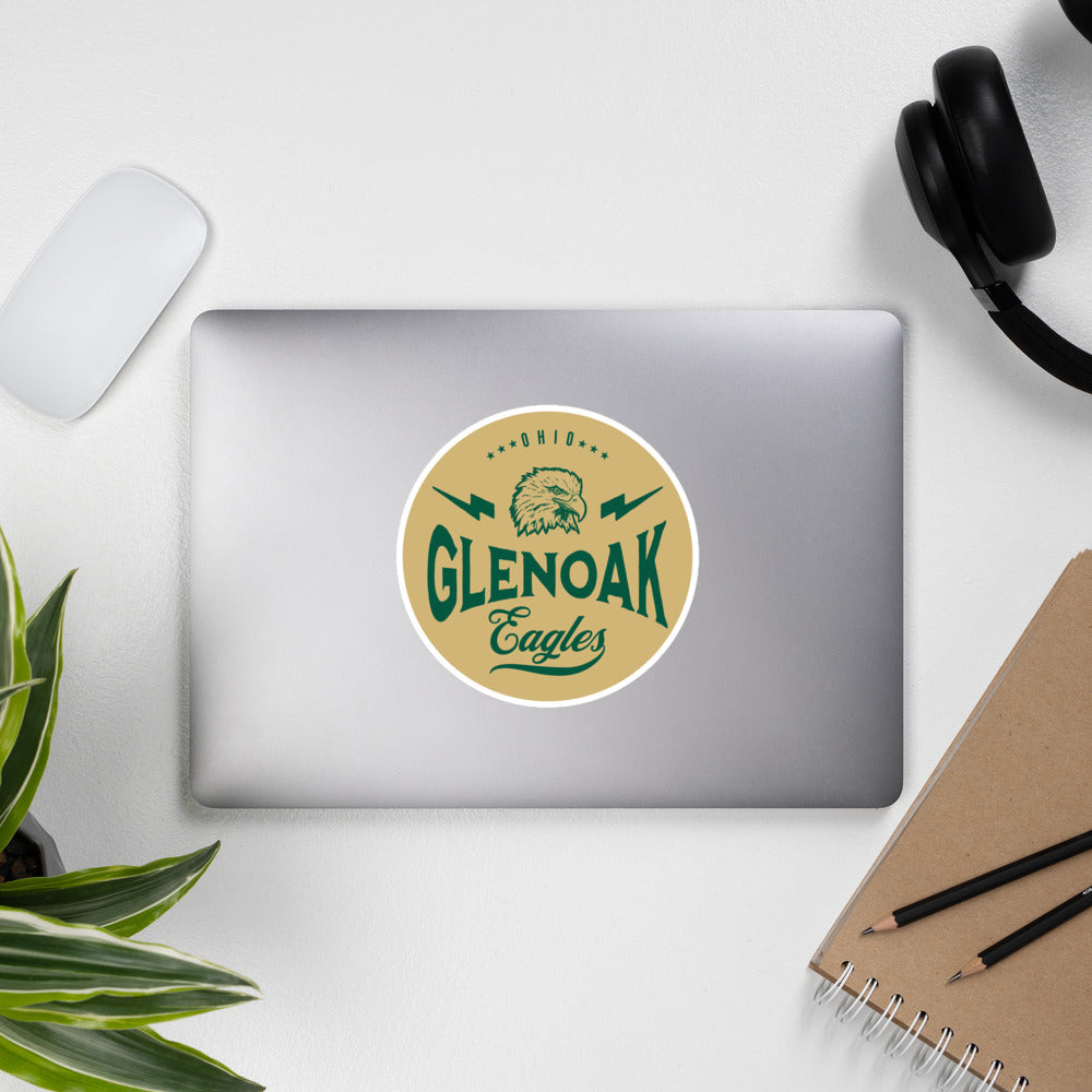 GlenOak Eagles Vintage Design Bubble-free stickers