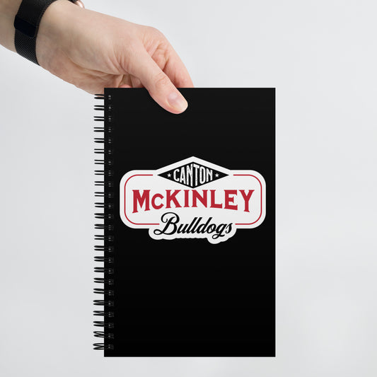 Canton McKinley Bulldogs Spiral notebook