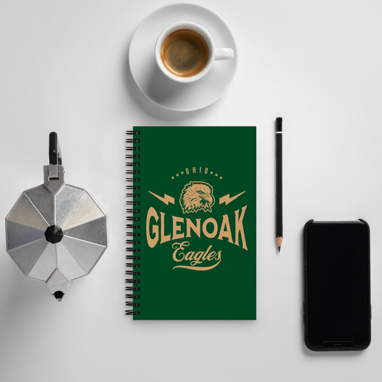 GlenOak Eagles Spiral notebook