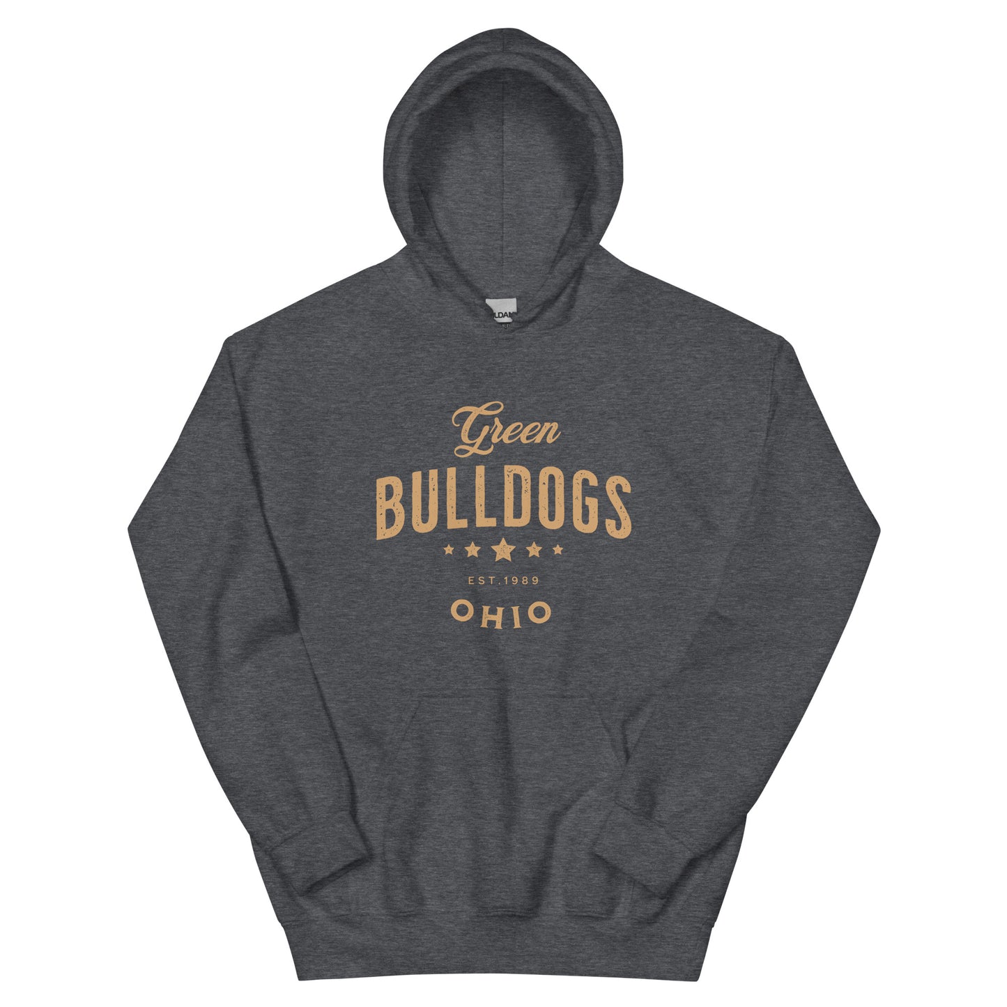 Green Bulldogs Unisex Hoodie