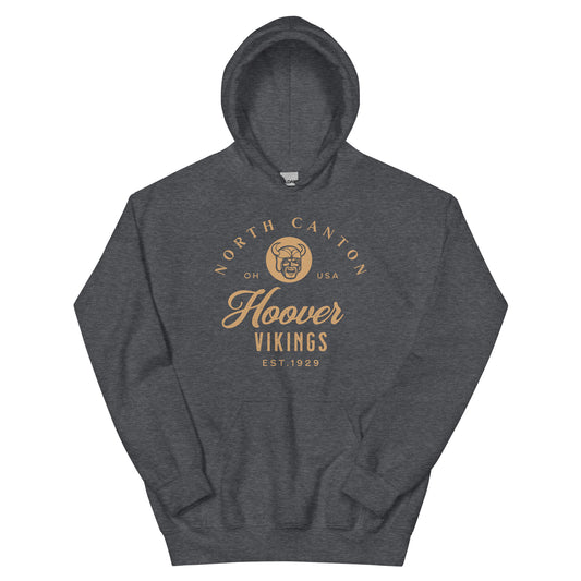 Hoover Vikings Vintage Unisex Hoodie