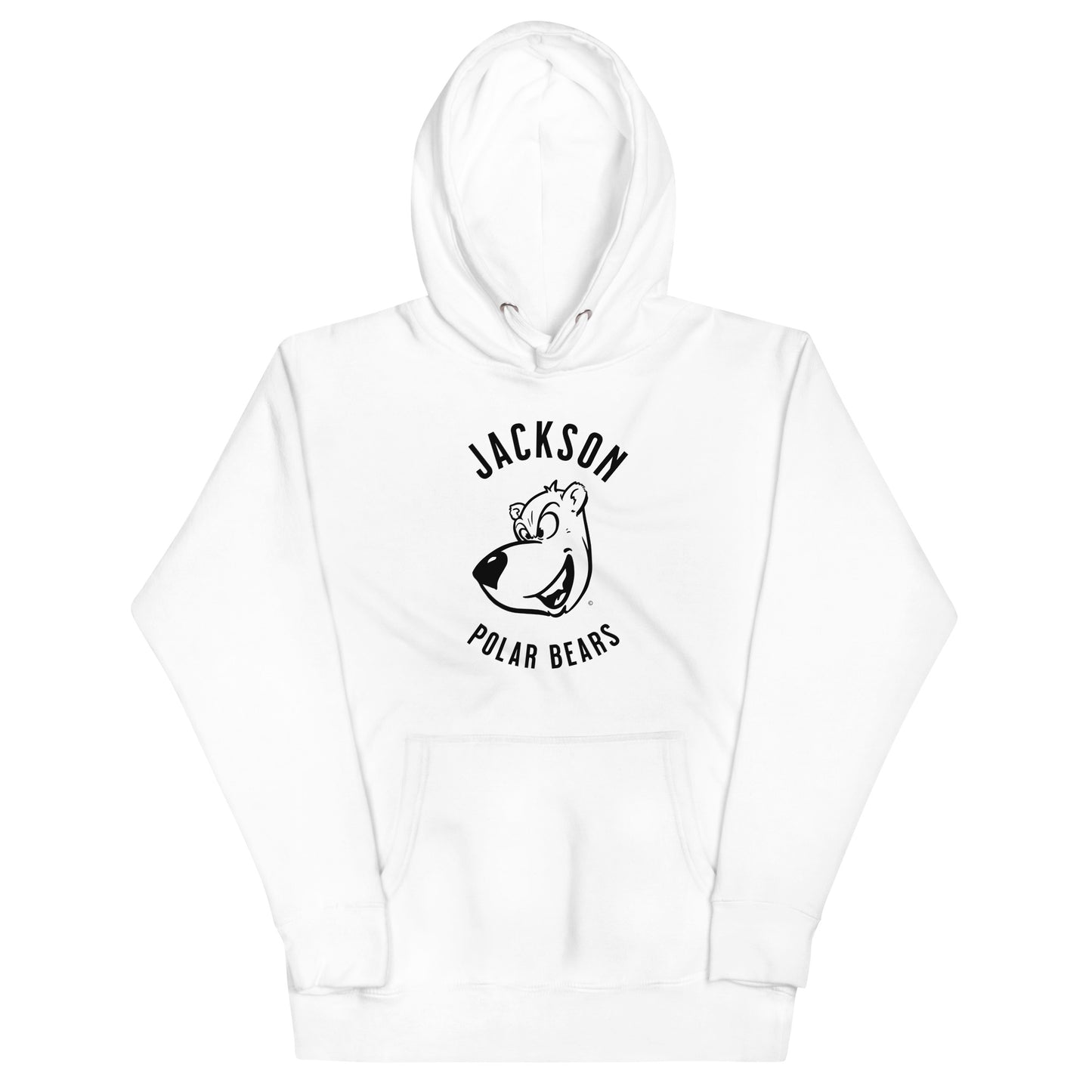 Classic Cartoon Jackson Polar Bear Character Unisex Hoodie