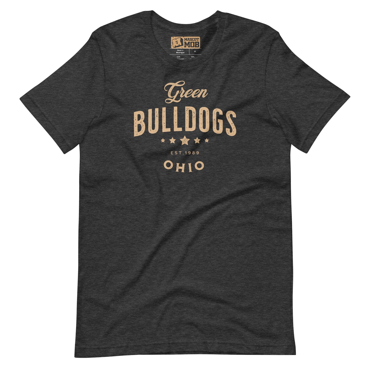 Green Bulldogs Vintage Unisex t-shirt